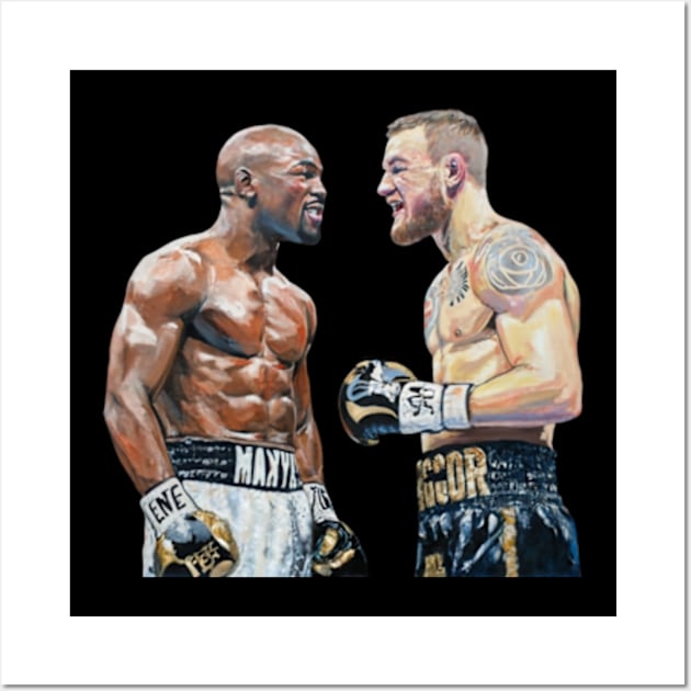 Mayweather vs conor mcgregor Wall Art by TshirtMA